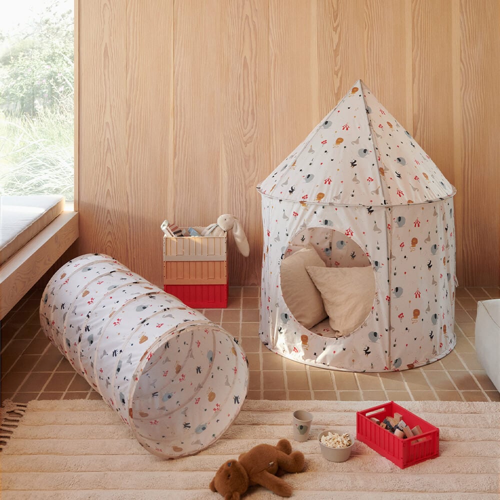 Pop-Up Spielzelt "Oaks - Peach" - 105x135 cm (Sea shell)