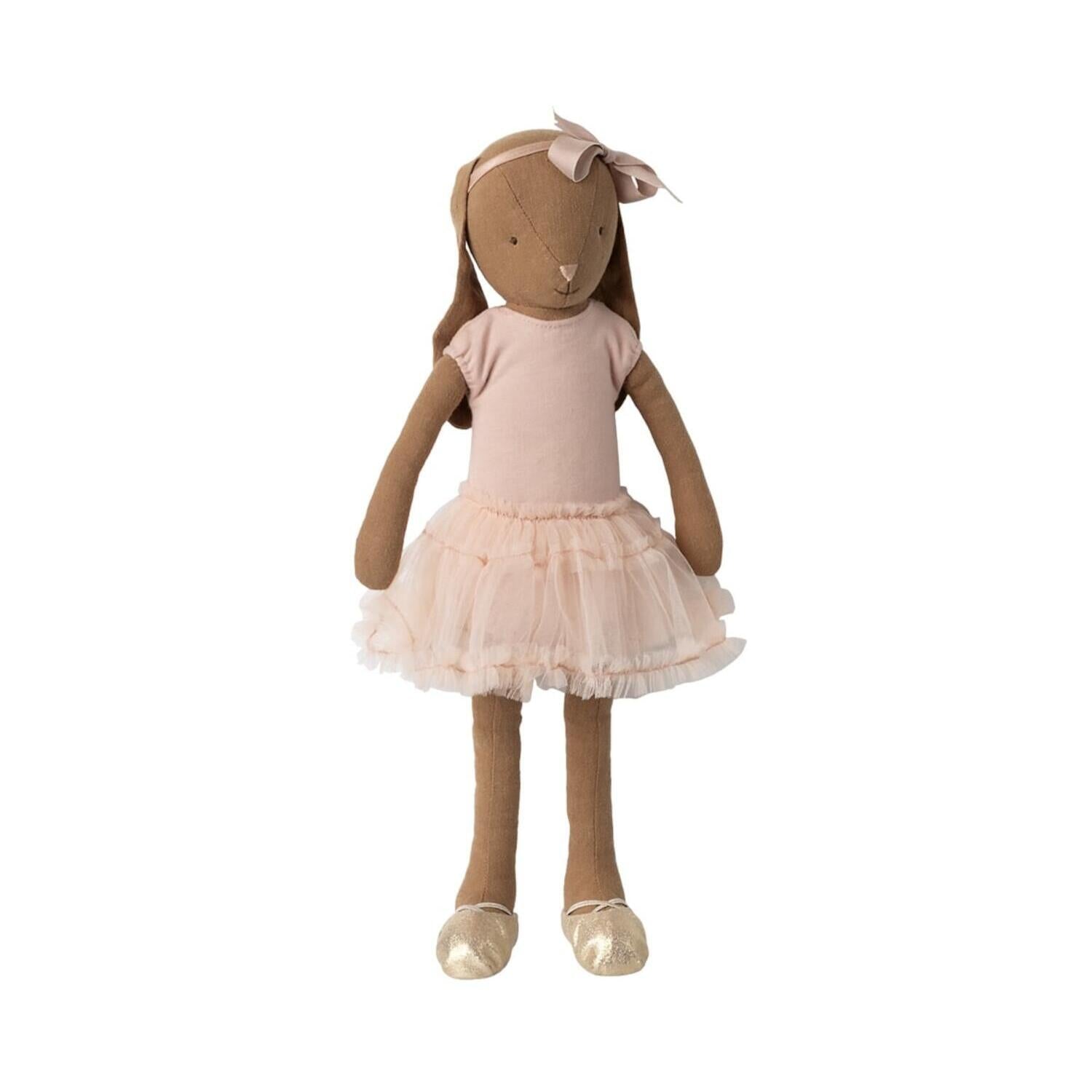 Hase "Schokobraun - Ballettanzug & Rock" - Größe 3 (Rosa)