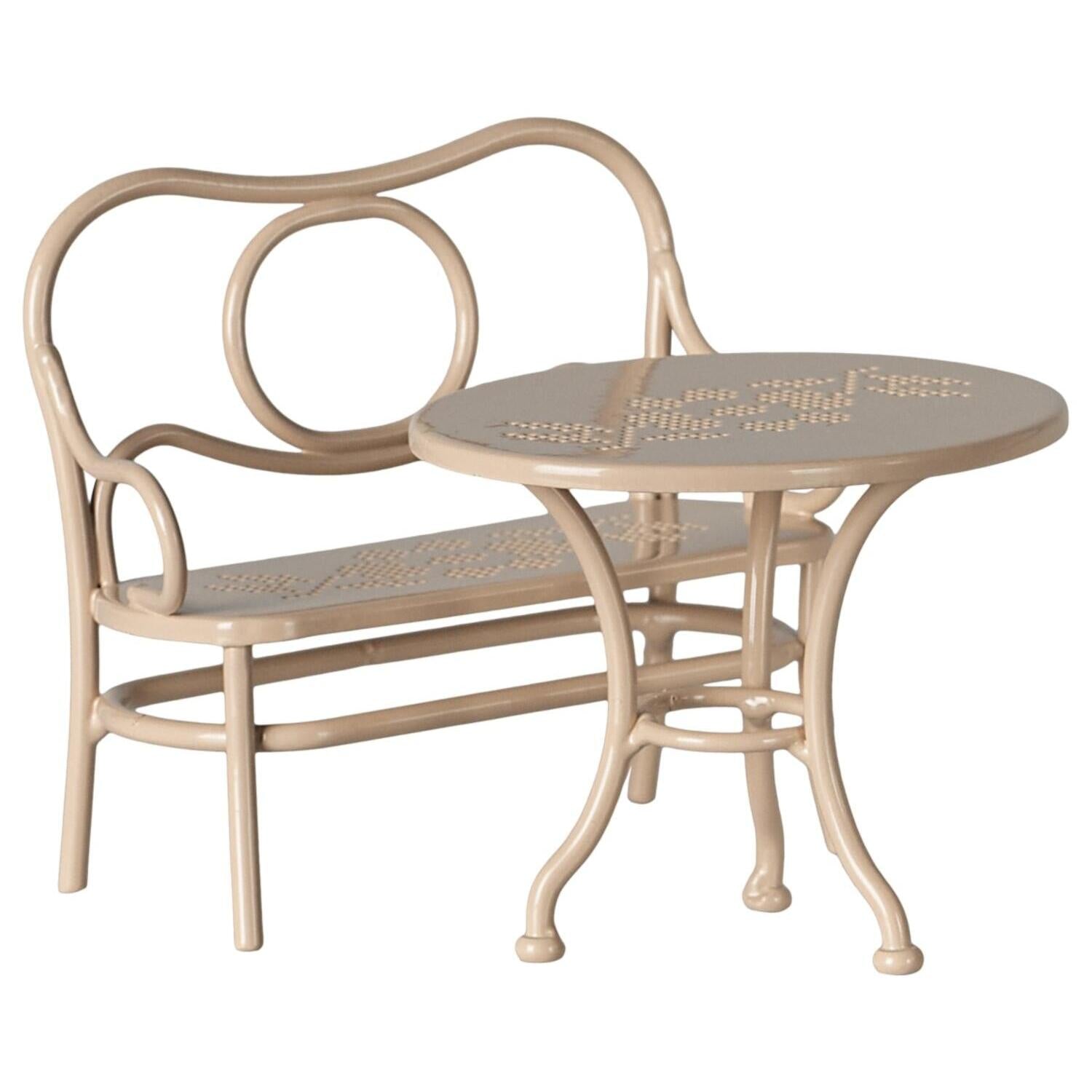 Maus Café-Set - Groß (Blassrosa)