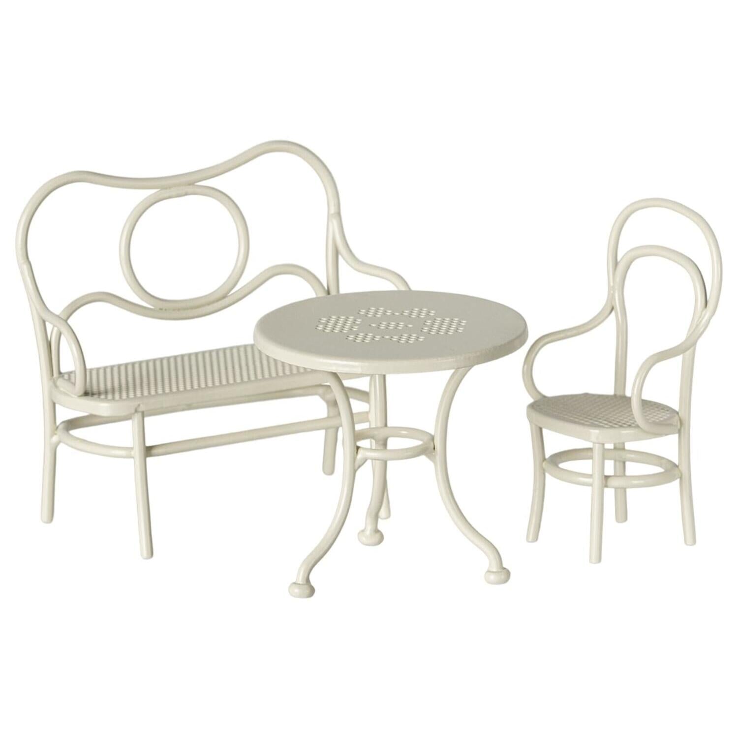 Maus Café-Set - Klein (Creme)