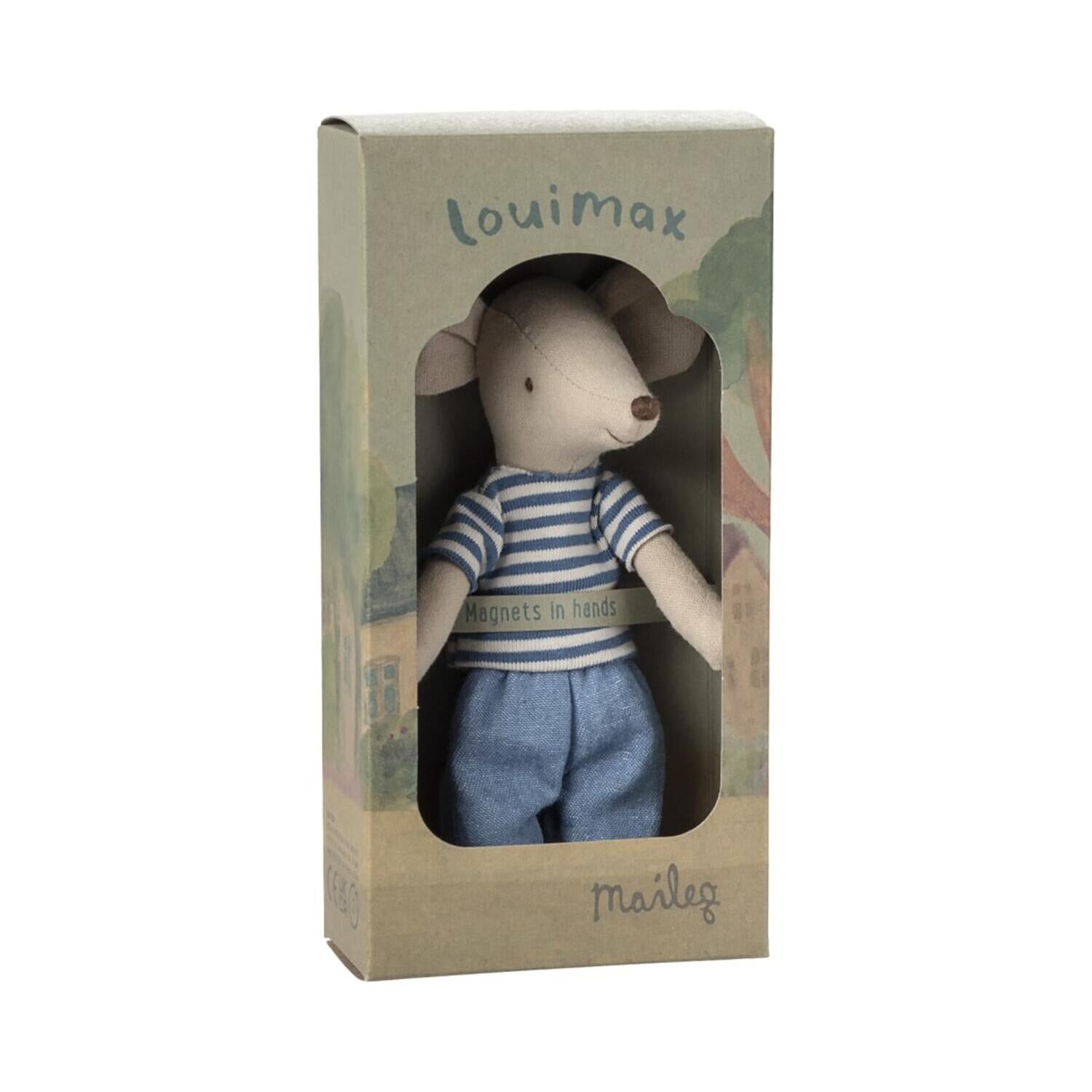 Maus "LouiMax" - Großer Bruder (Blau)