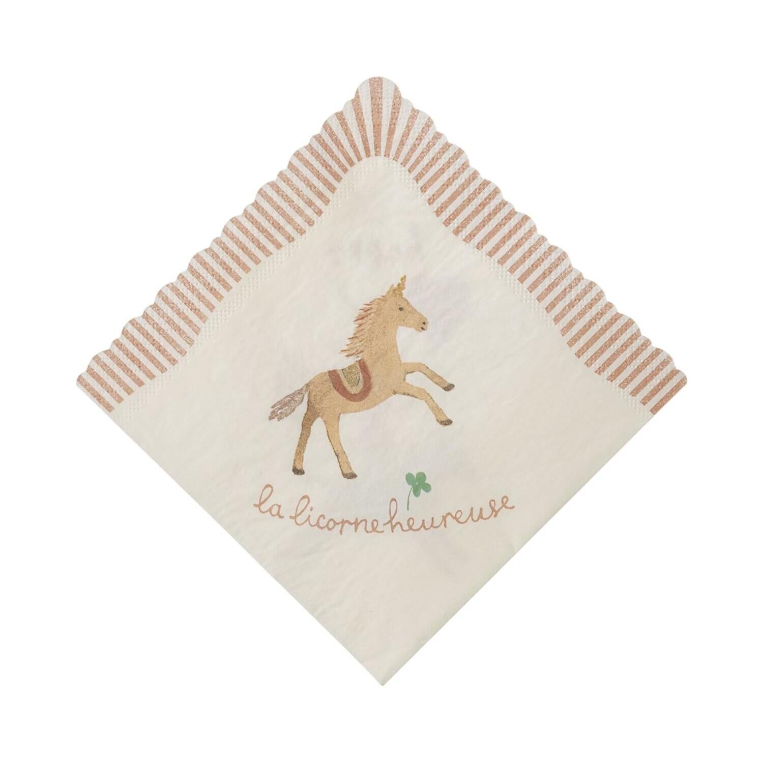 Papierserviette "Einhorn" (Bunt) Maileg