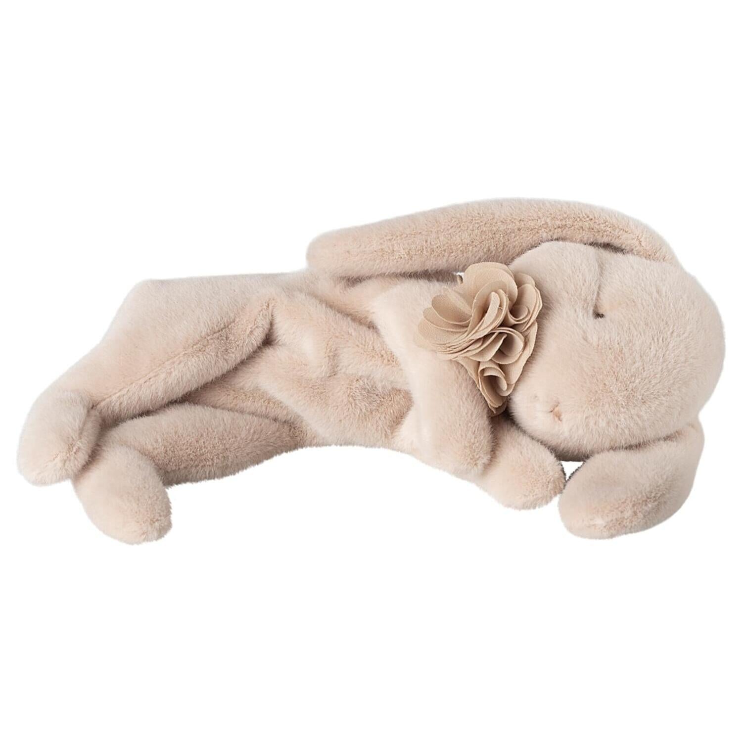Schlafender Plüsch Hase - Klein (Powder)