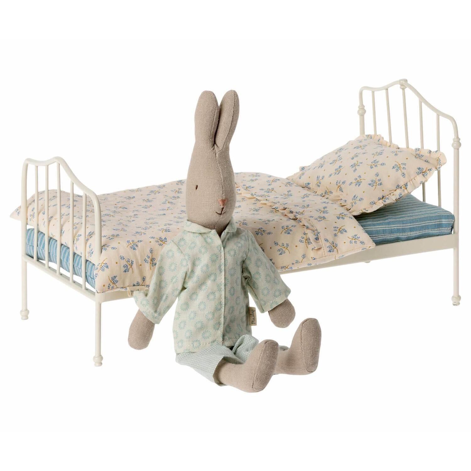 Miniatur Bett - Mini (Blau)