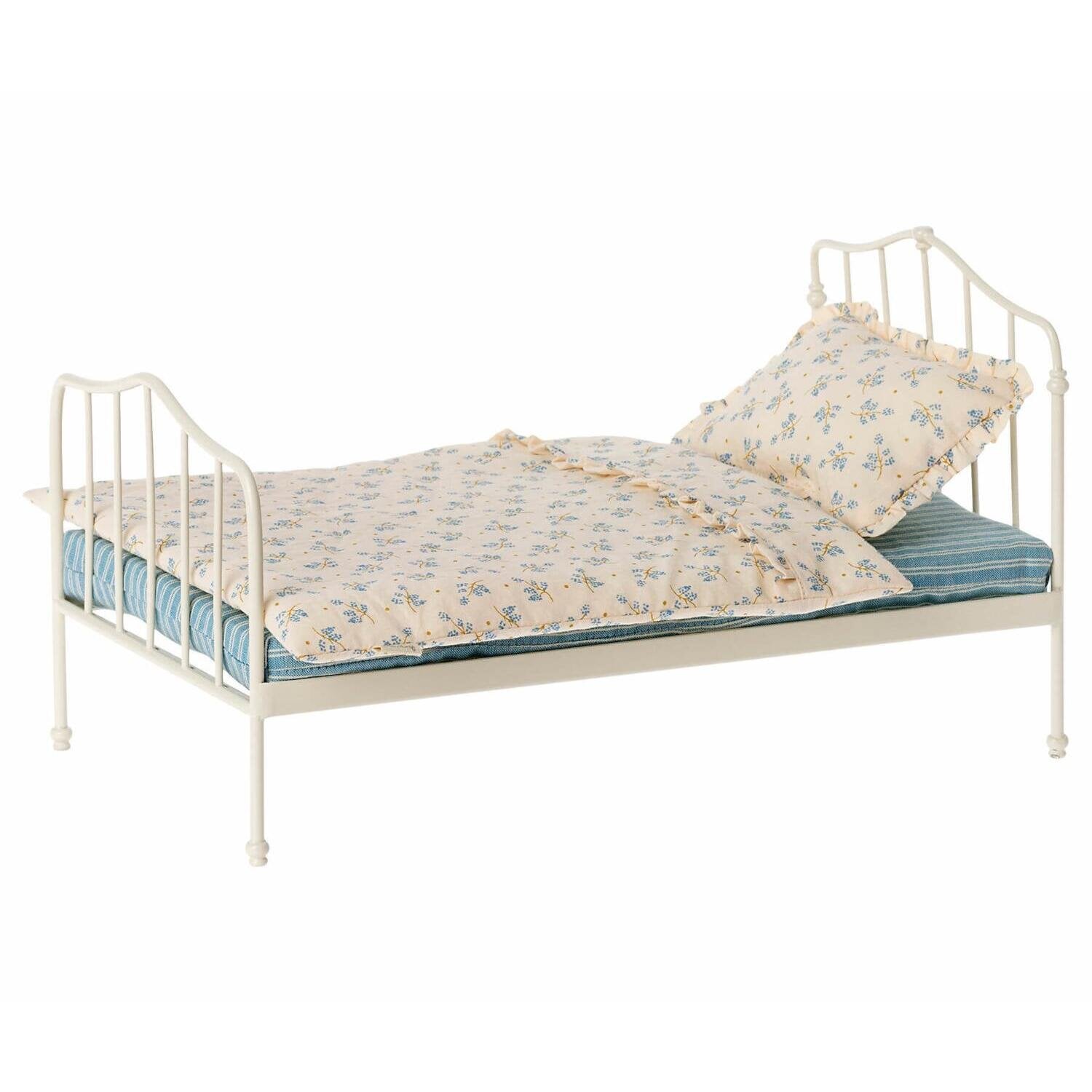 Miniatur Bett - Mini (Blau)