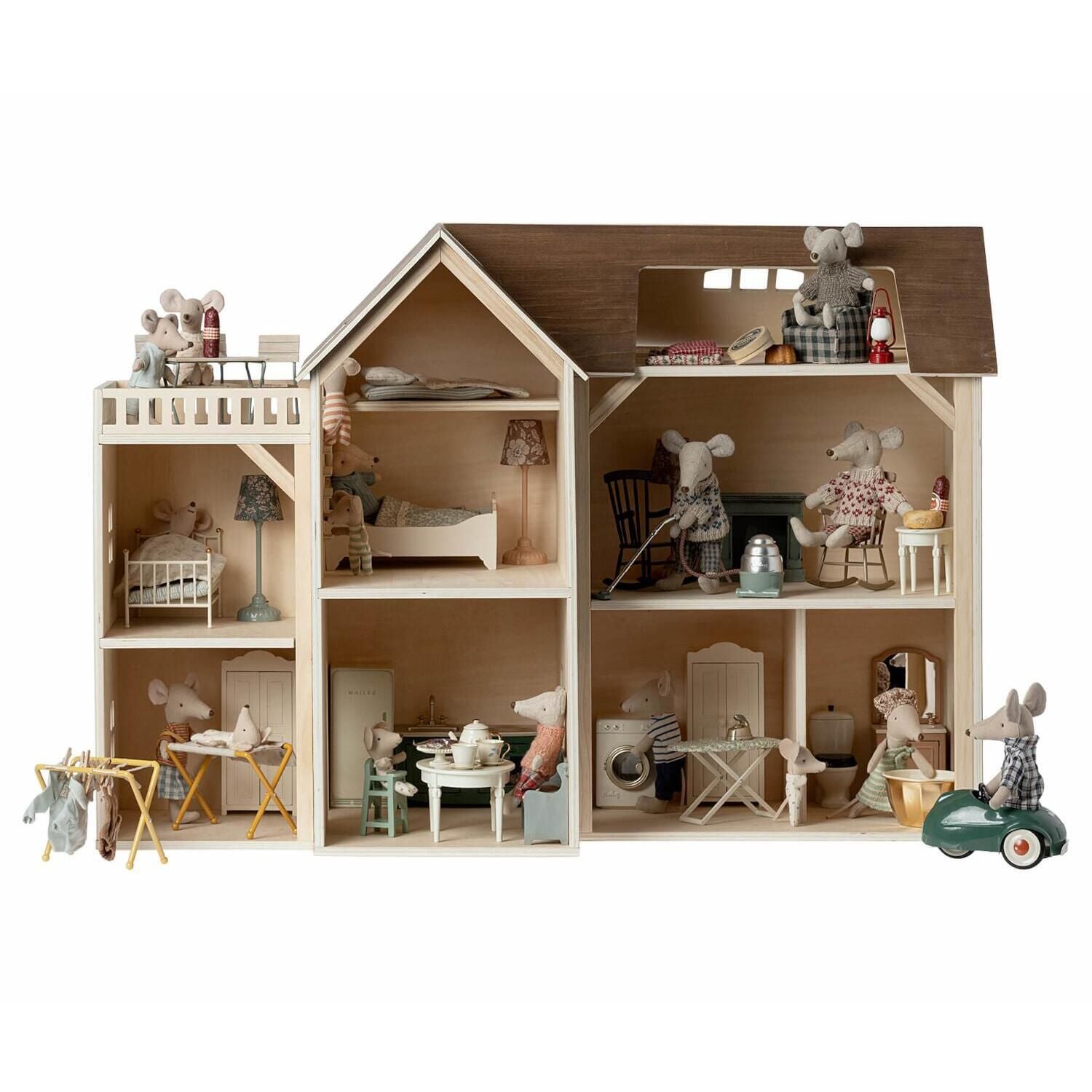 Puppenhaus Bauernhaus "Mauseloch" (Natur)
