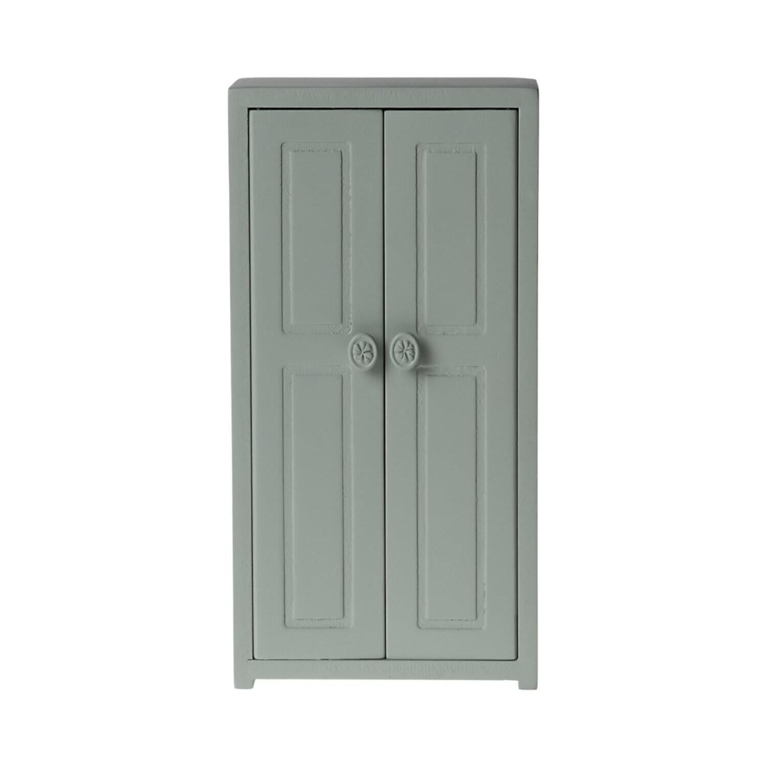 Kleiderschrank für Maus (Hellblau)