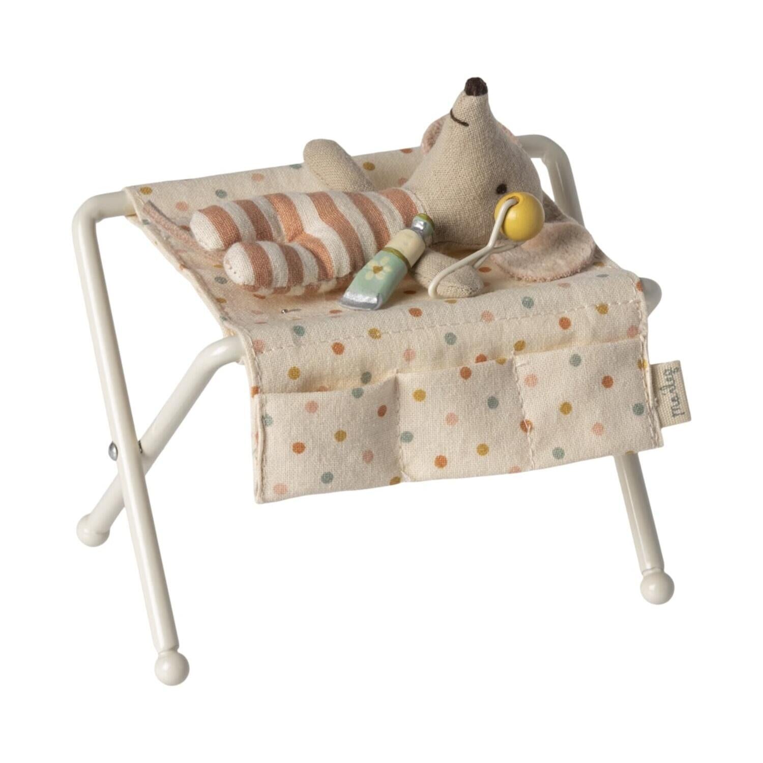 Wickeltisch für Babymaus (Weiß)