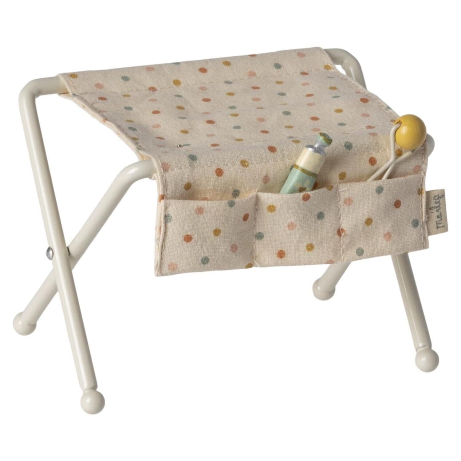Wickeltisch für Babymaus (Weiß)