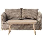 Puppenhaus Couchtisch für Maus - 7x12x5 cm (Natur)