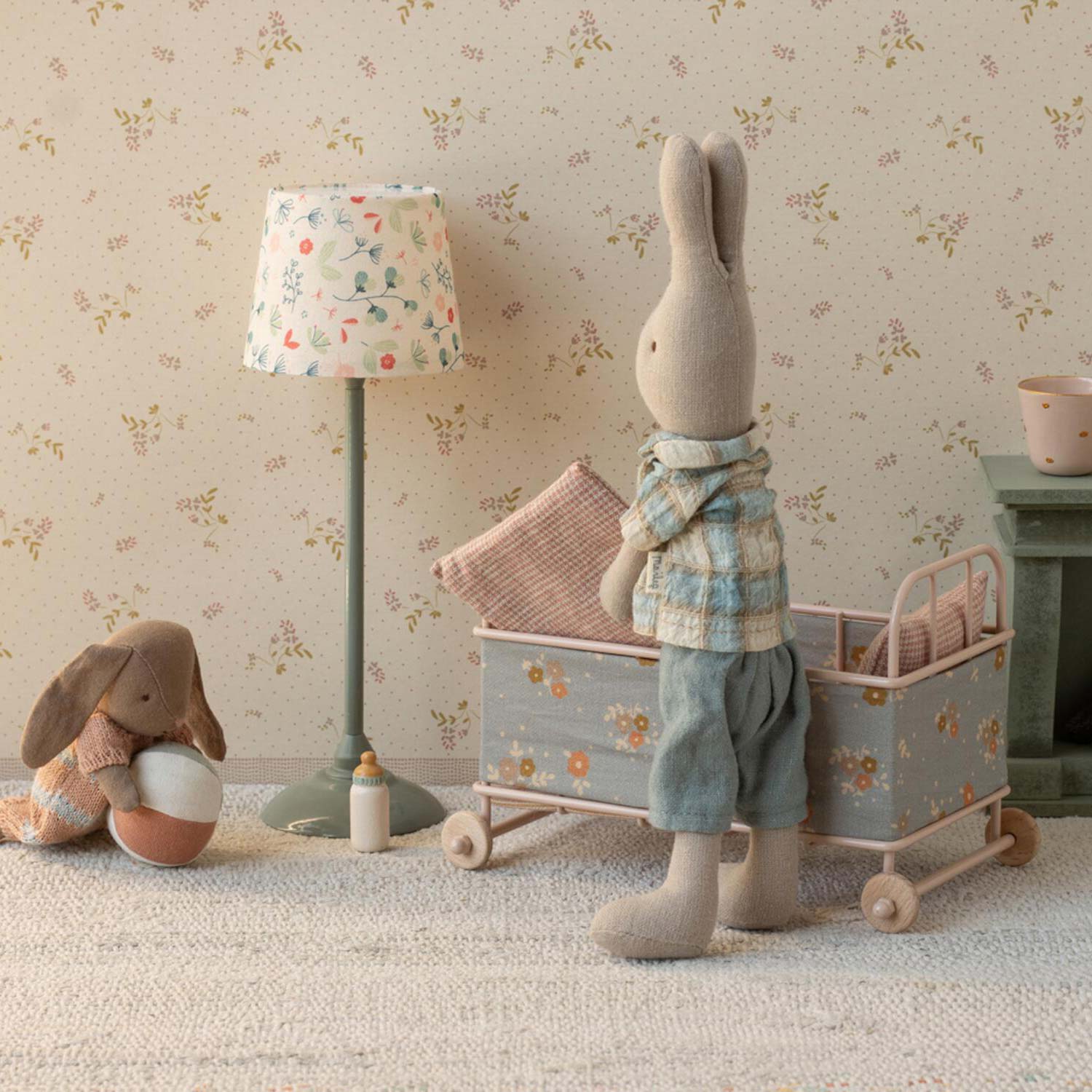 Puppenhaus Kinderbett - Micro (Powder)