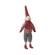 Wichtel "Pixy Junge Rot kariertes Hemd" - Größe 1