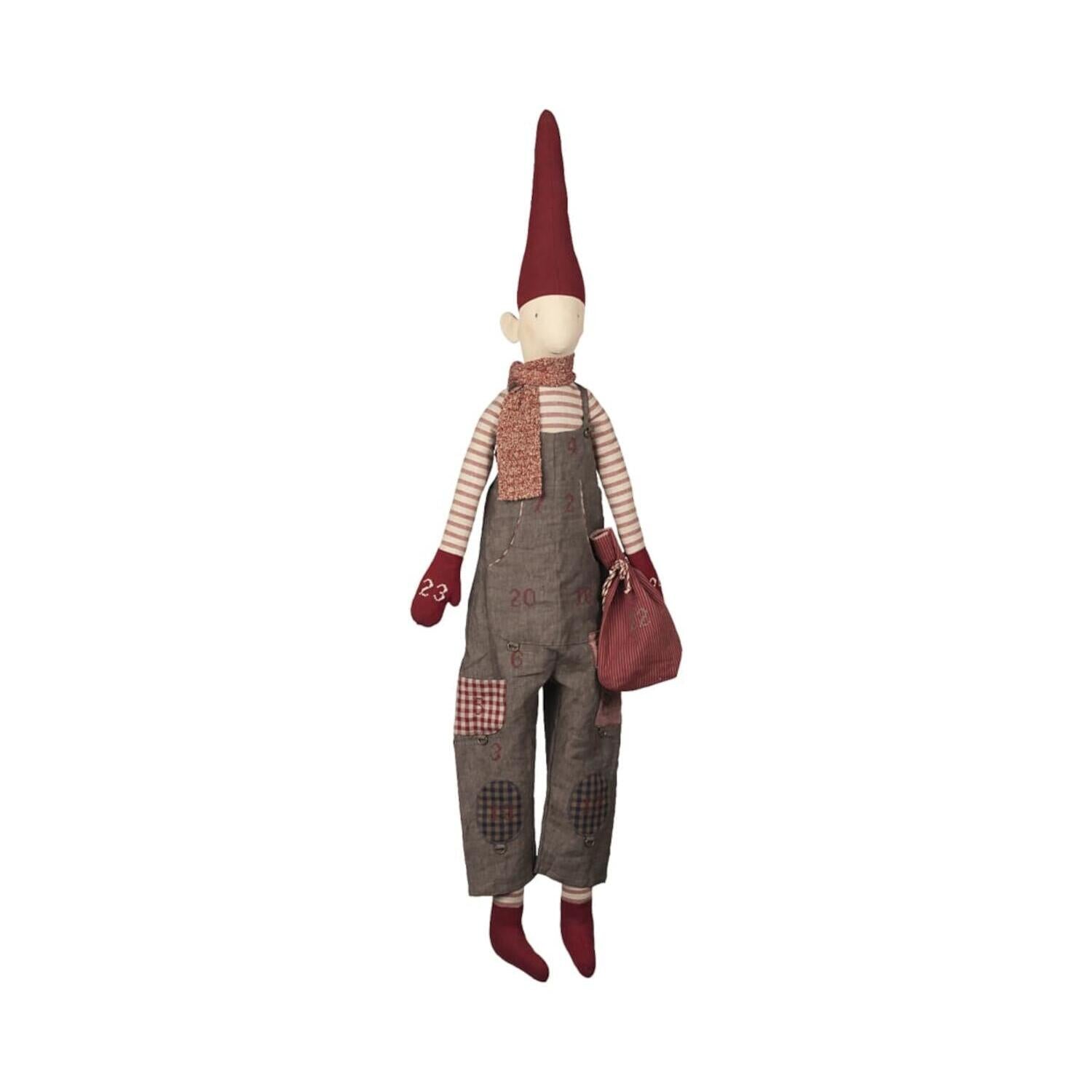 Adventskalender "Pixy - Junge" - 121 cm (Rot/Grau)
