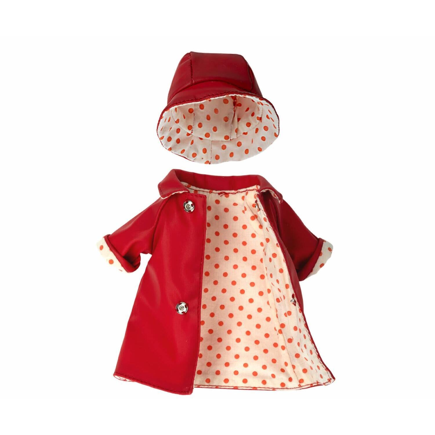 Regenjacke mit Hut für Teddy Mum