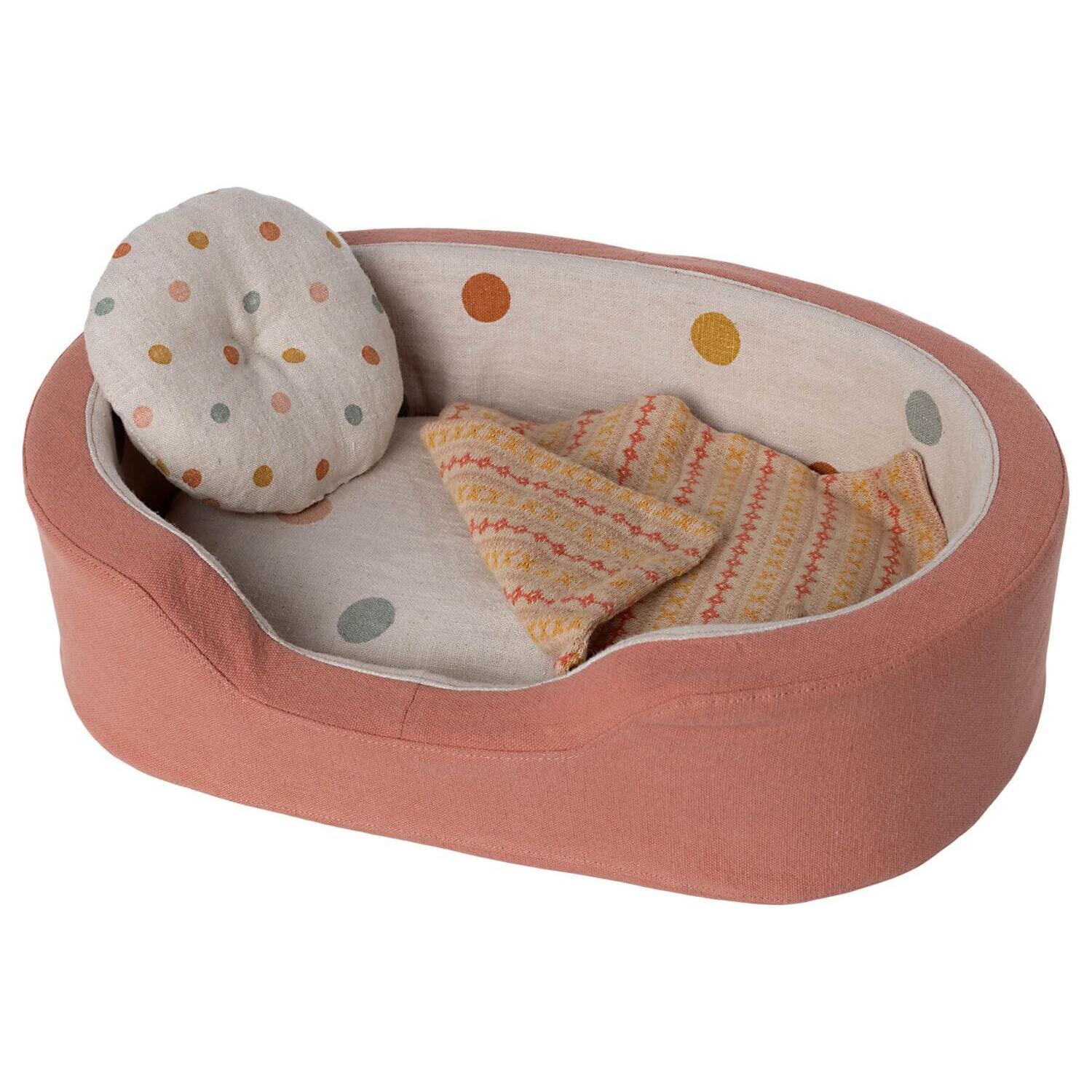 Hundekorb für Plüsch-Hunde (Coral)
