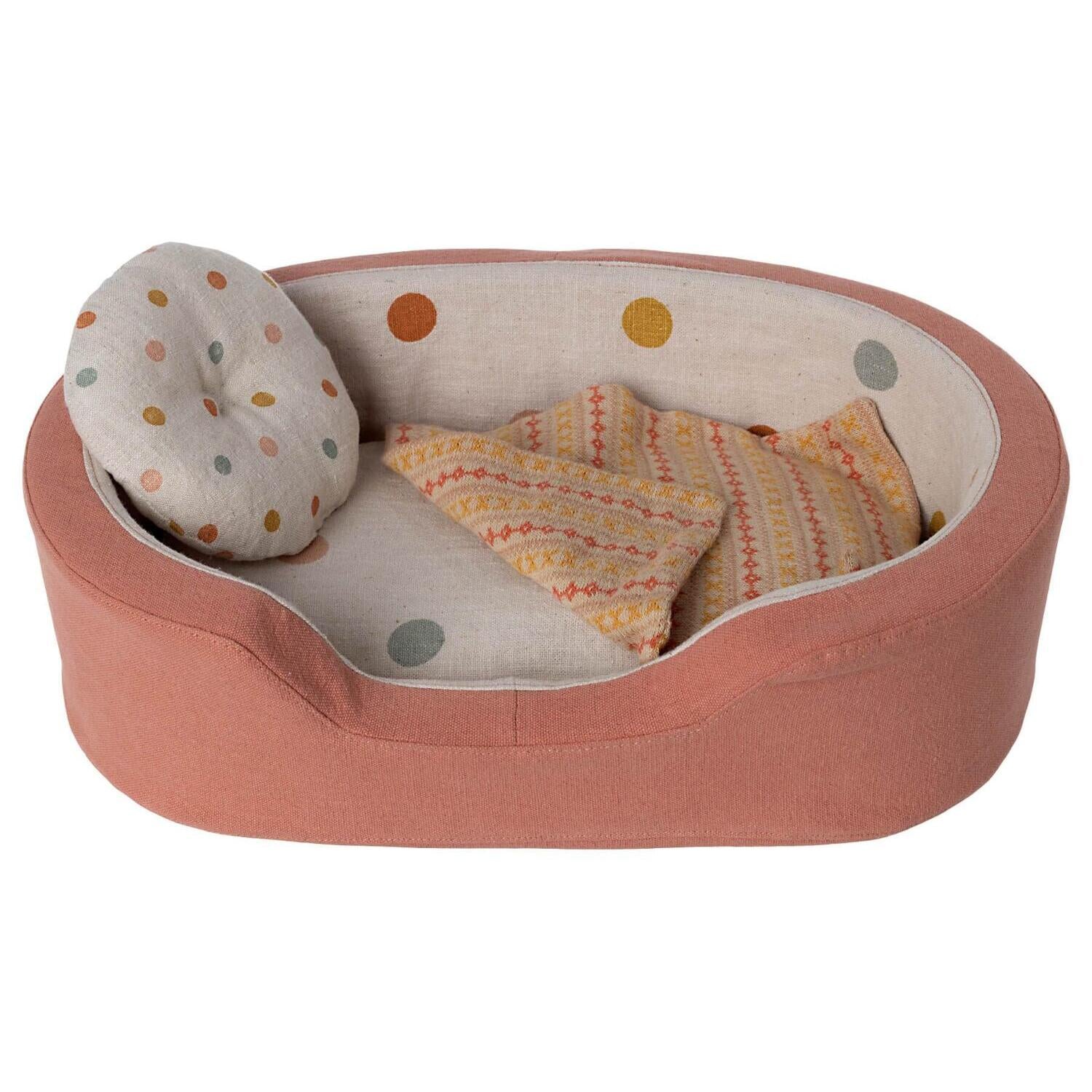 Hundekorb für Plüsch-Hunde (Coral)