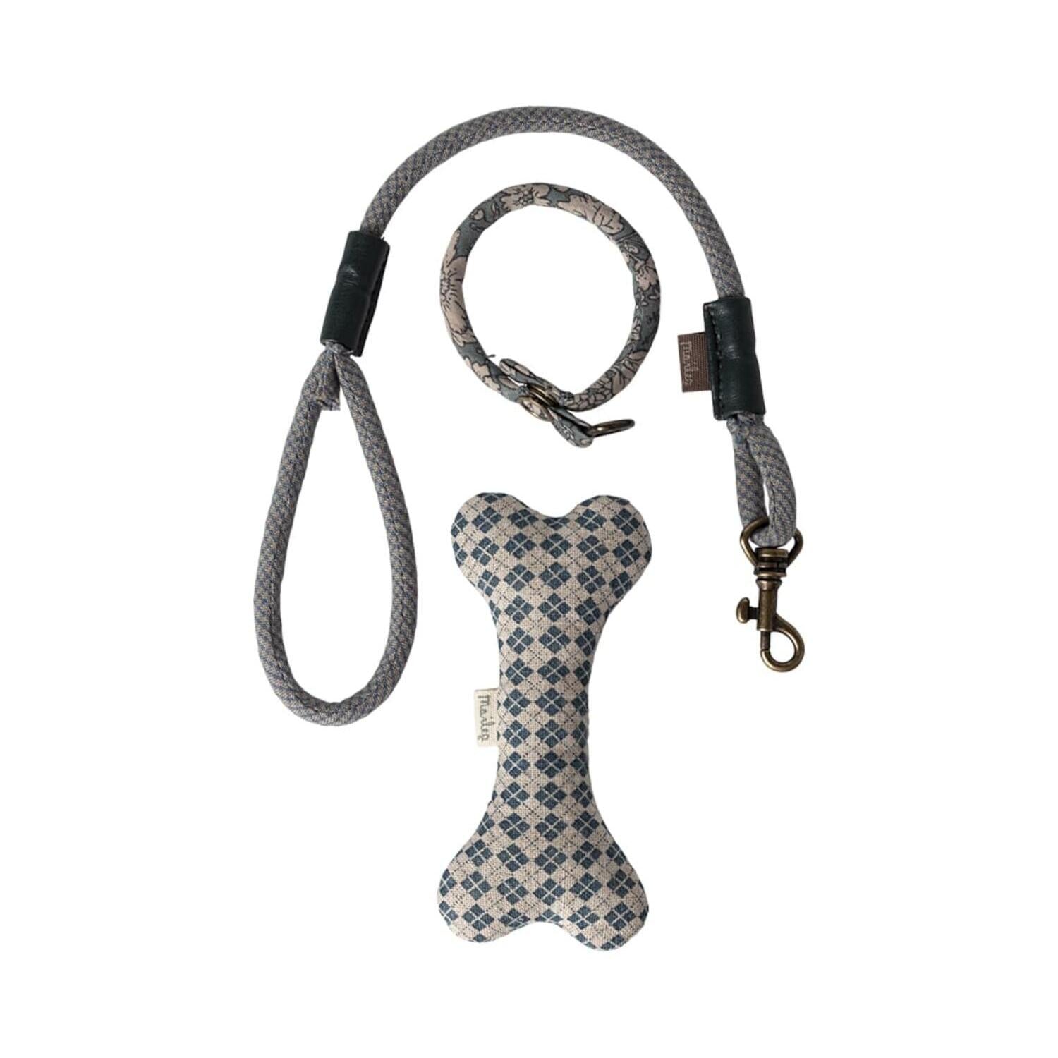 Kuscheltier Welpen Zubehör - 7x11x3,5 cm (Blau)