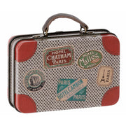 Miniatur Koffer "Travel" - 7 cm (Grau)