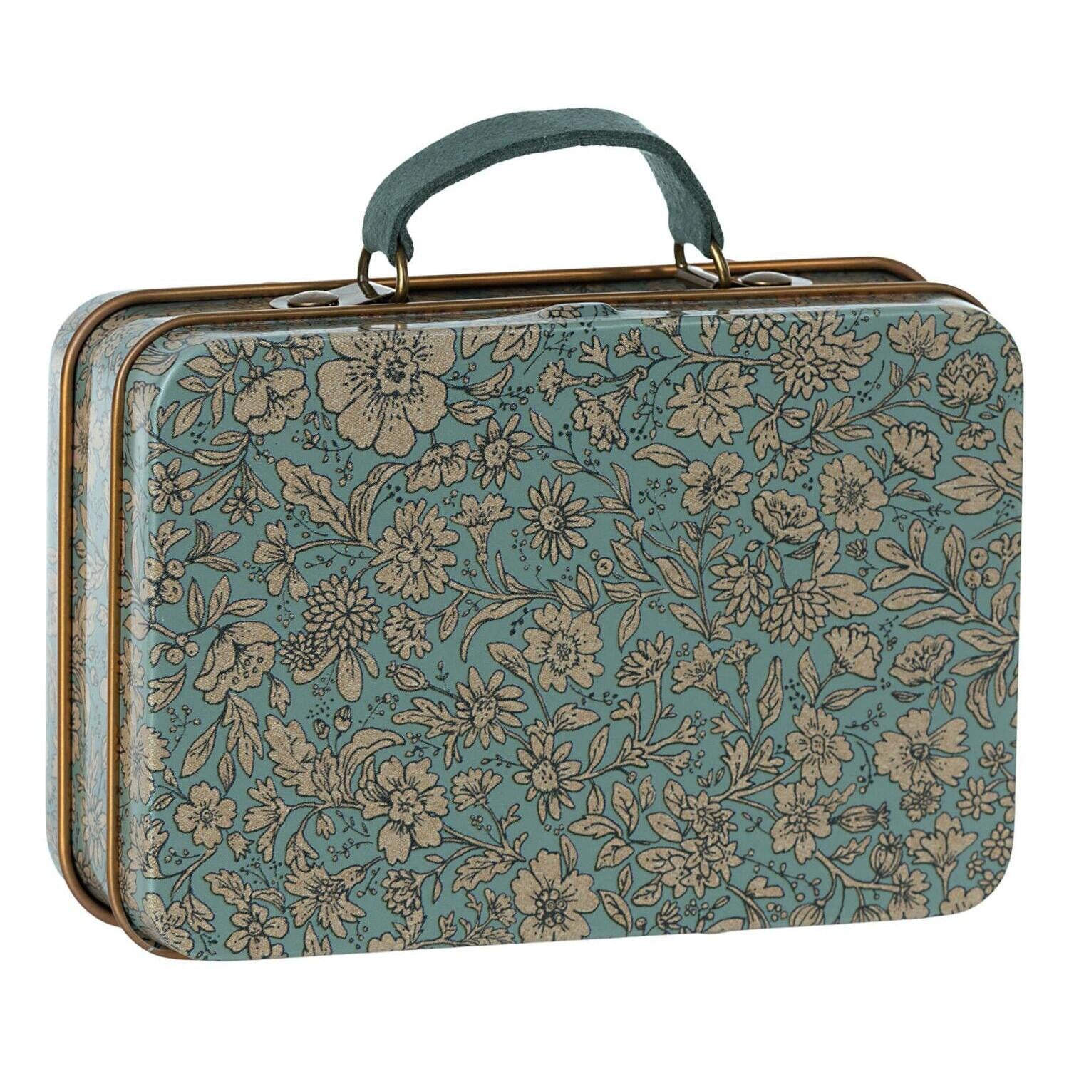 Miniatur Koffer "Blossom" (Blau)