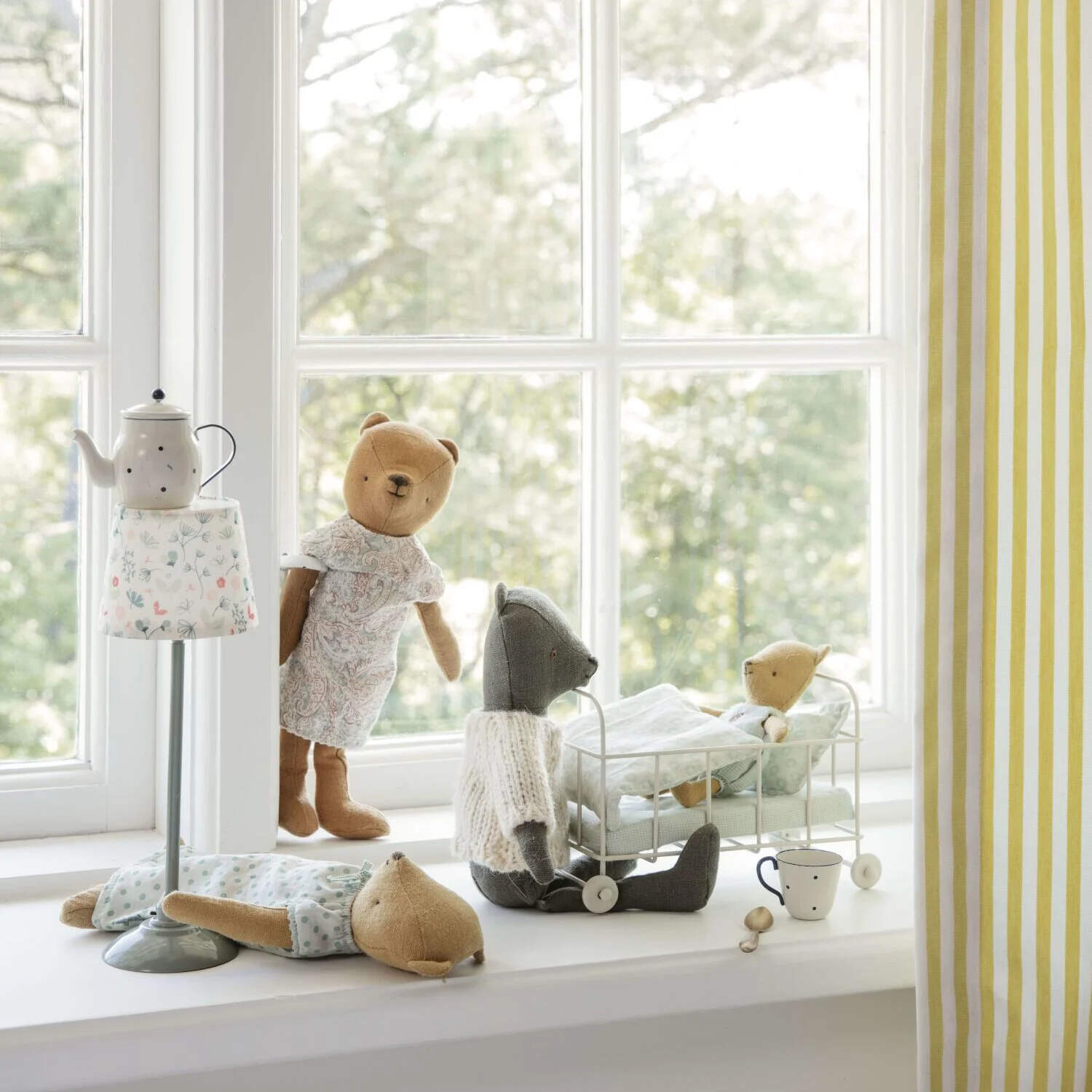 Miniatur Stehlampe - 20,5 cm (Mint)
