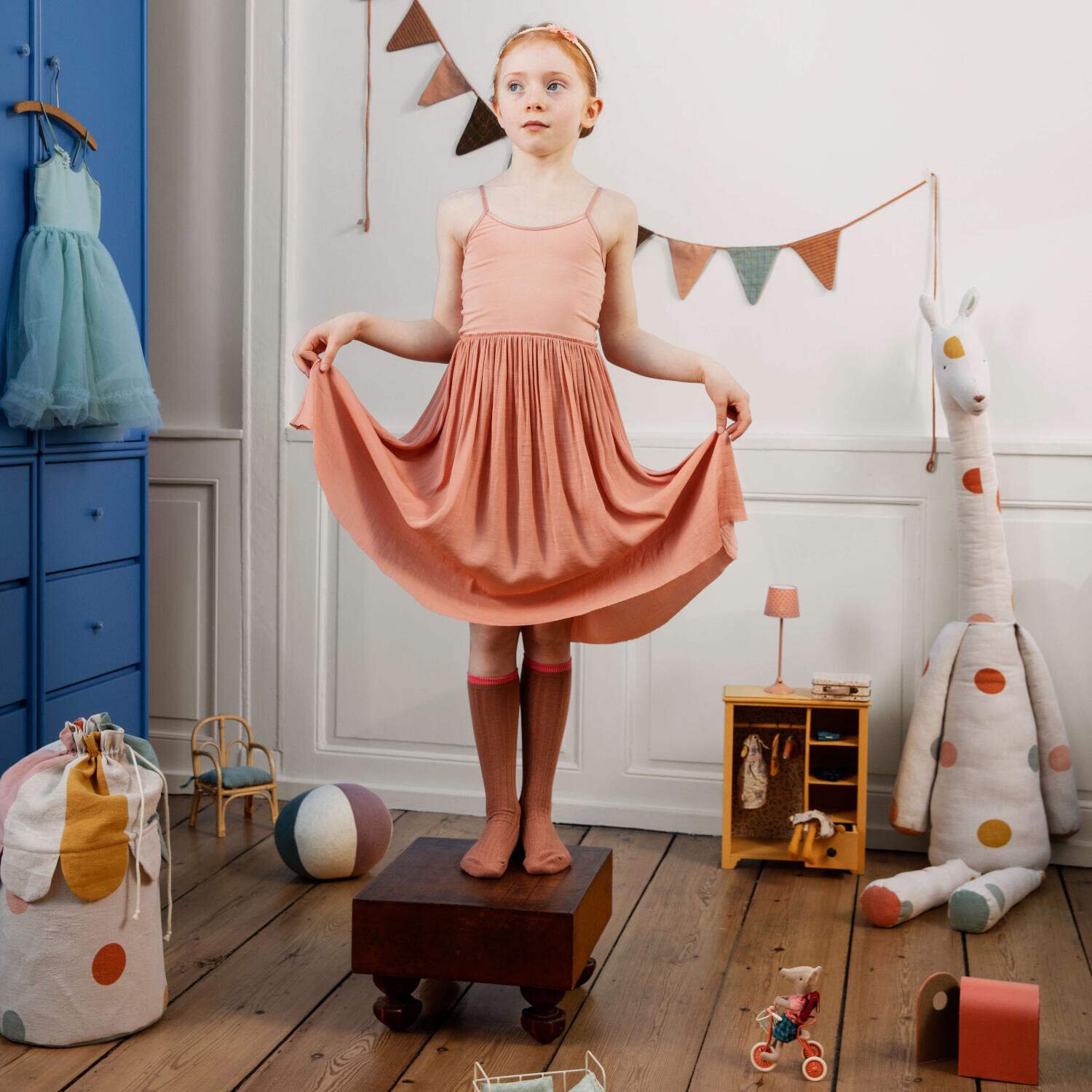 Tüllkleid "Prinzessin" - 2-3 Jahre (Mint)