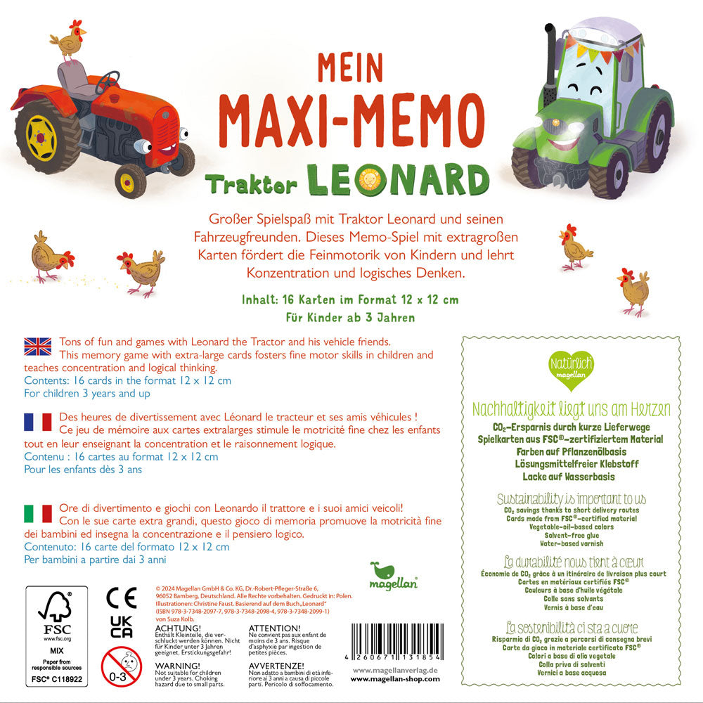 Mein Maxi-Memo: Traktor Leonard