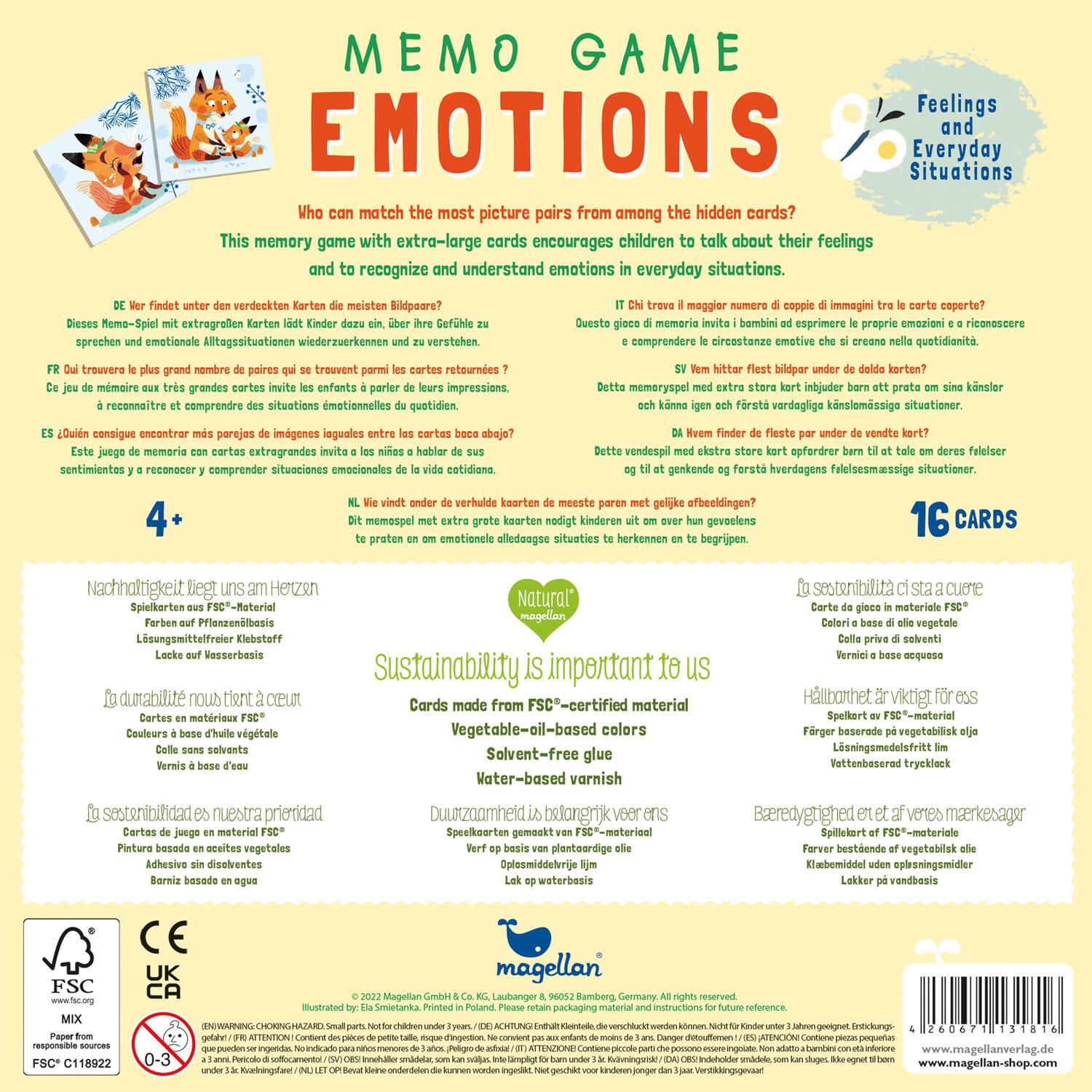 Memo Game Emotions