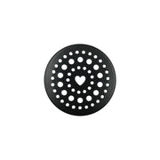 Metalldeckel "Blumenhalter Mini" - 6,5 cm (Schwarz)