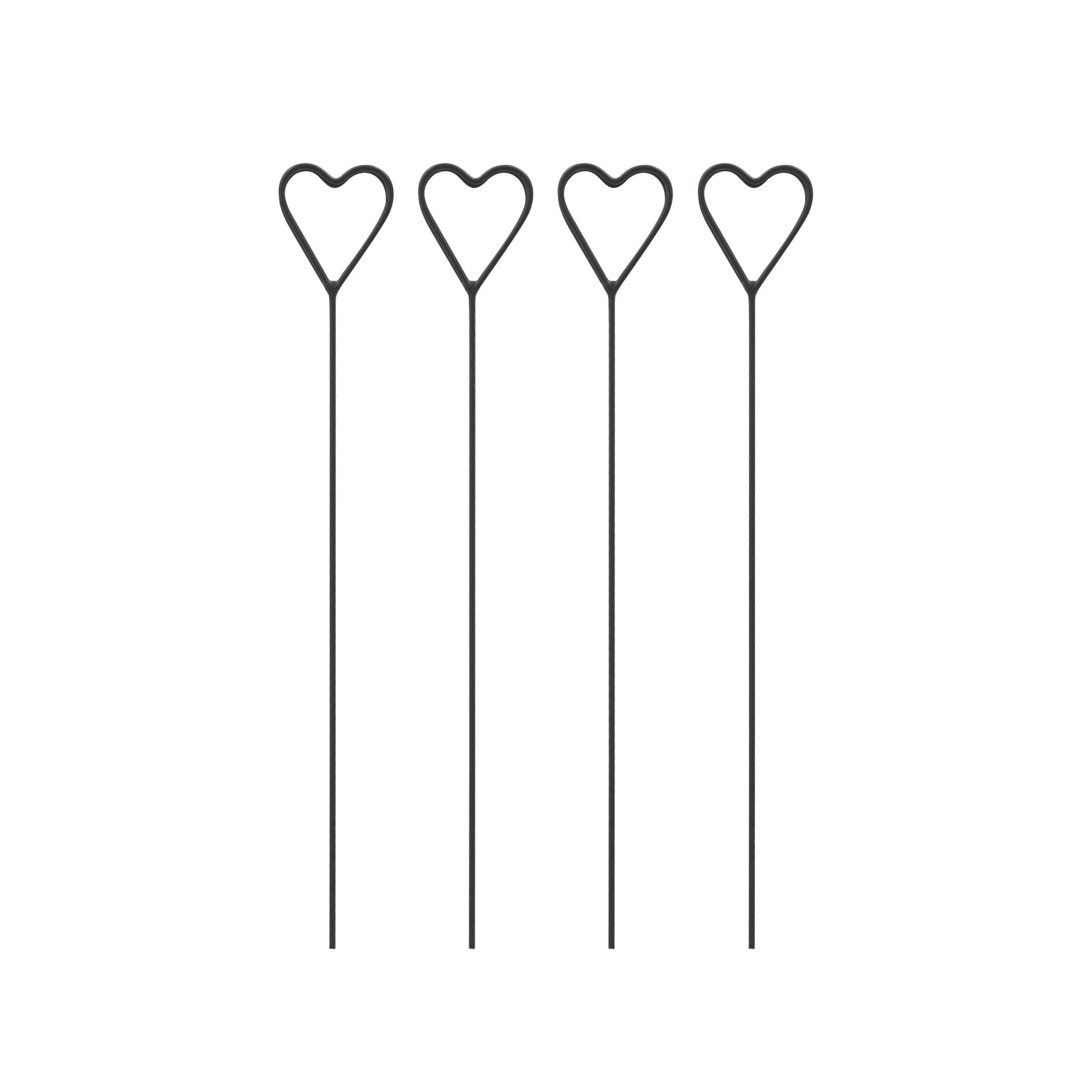 Stecker Karte "Herz" im 4er-Set - Groß