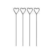 Stecker Karte "Herz" im 4er-Set - Groß