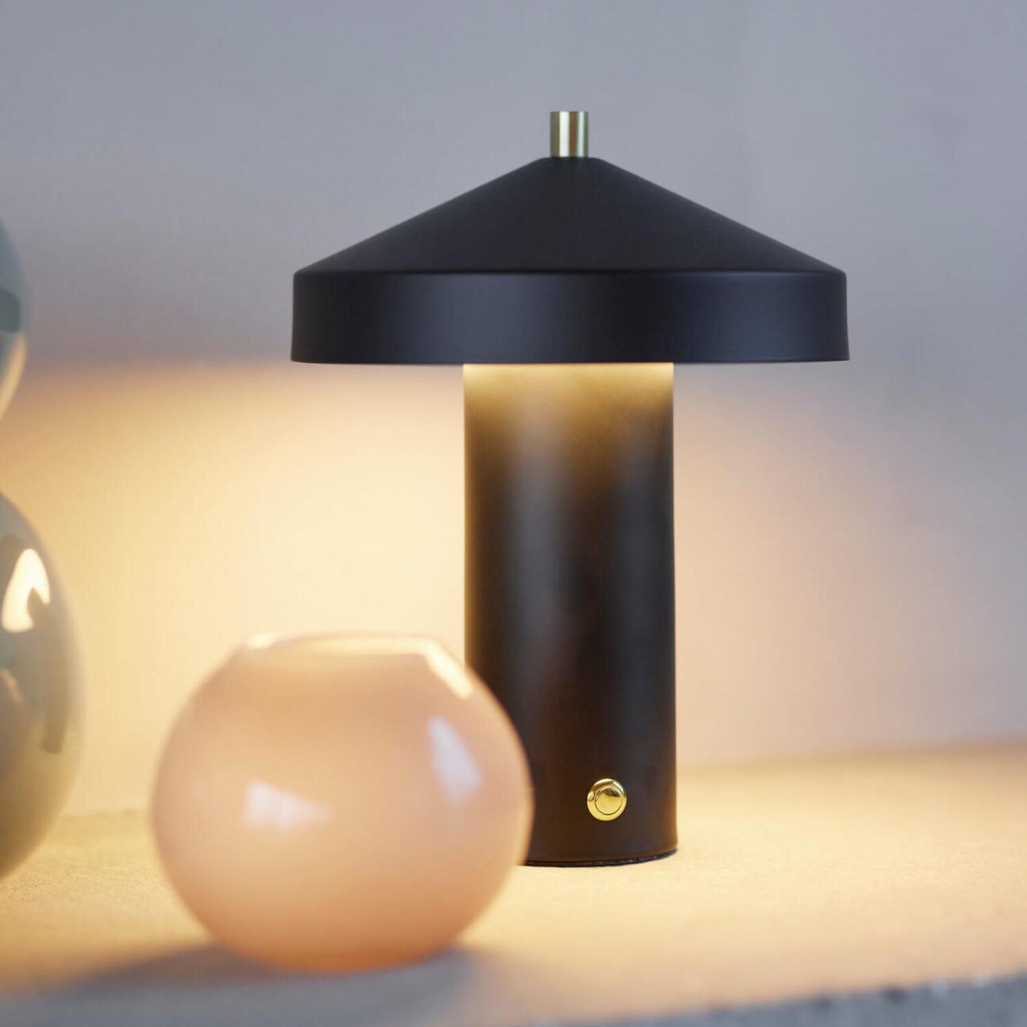LED-Tischlampe "Hatto" - 24,5 cm (Schwarz)