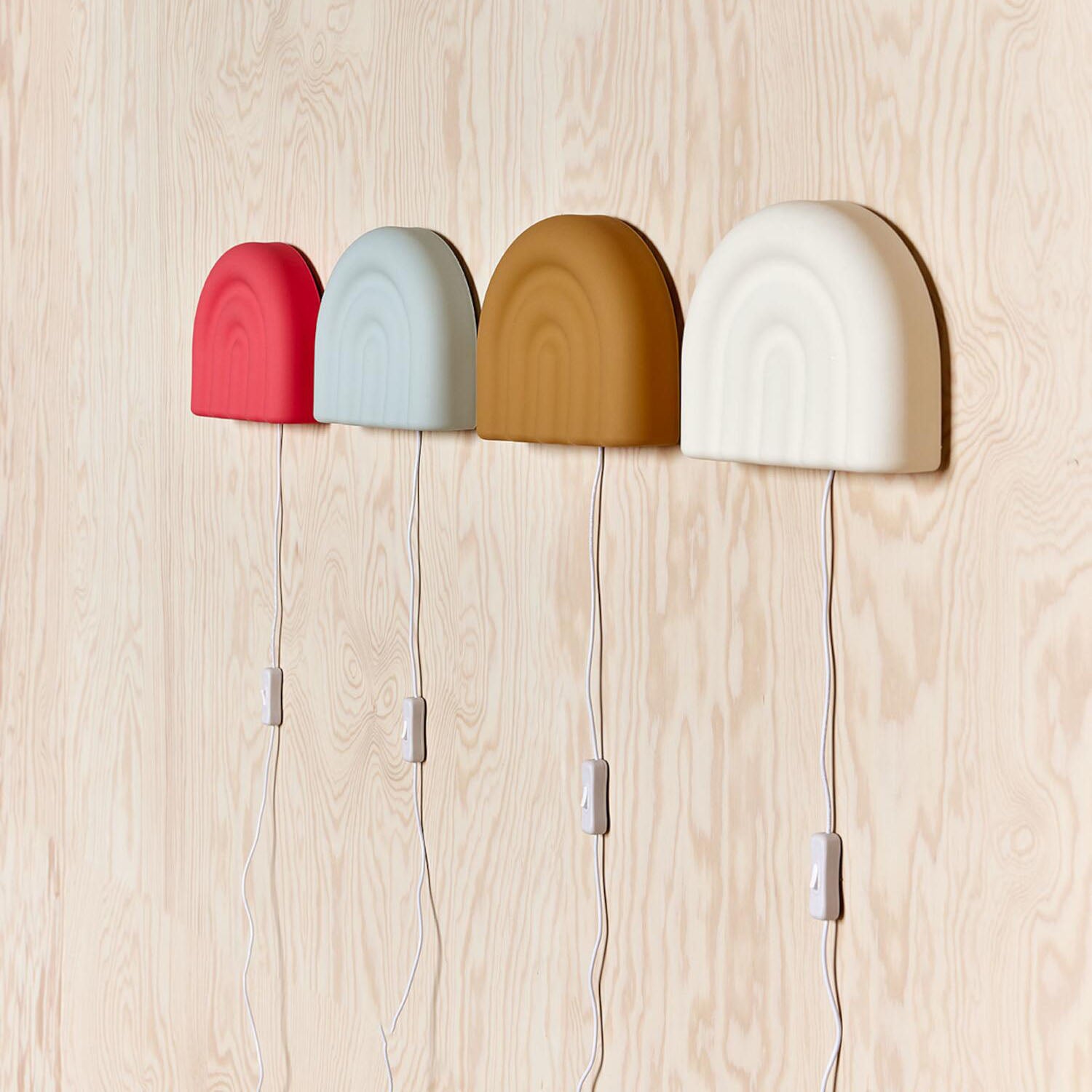 Wandleuchte "Regenbogen" - 24 cm (Offwhite)