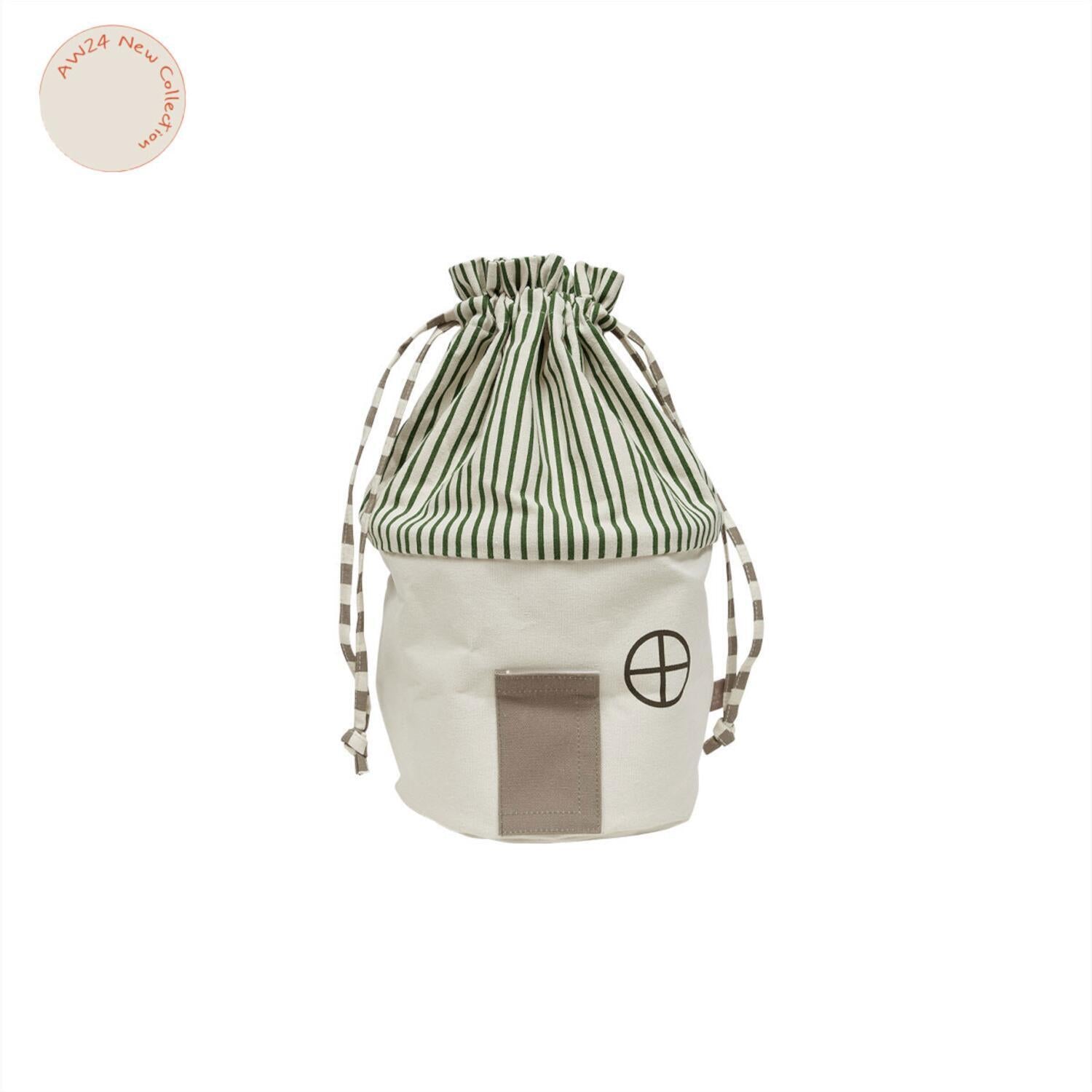 Aufbewahrungskorb "Koya" in Haus-Form - S (Clay)