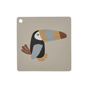 Tischset "Toucan" - 38x38 cm (Clay)