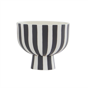 Schüssel "Toppu" - 15x13 cm (Weiß/Schwarz)
