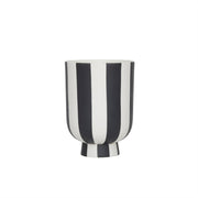 Blumentopf "Toppu" - 11 cm (Weiß/Schwarz)