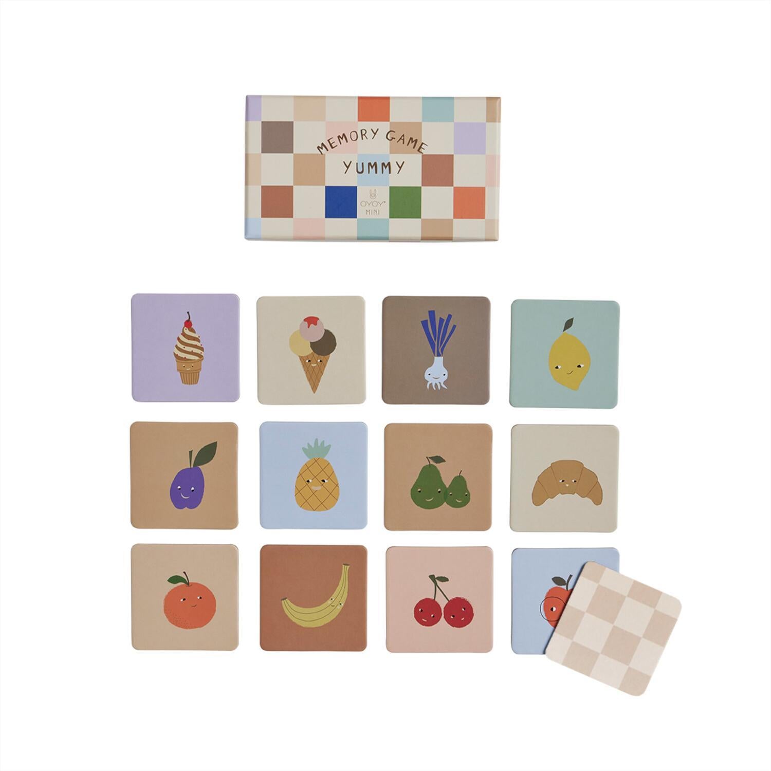 Memo-Spiel "Yummy" - 15,5x8,5x4 cm (Bunt)