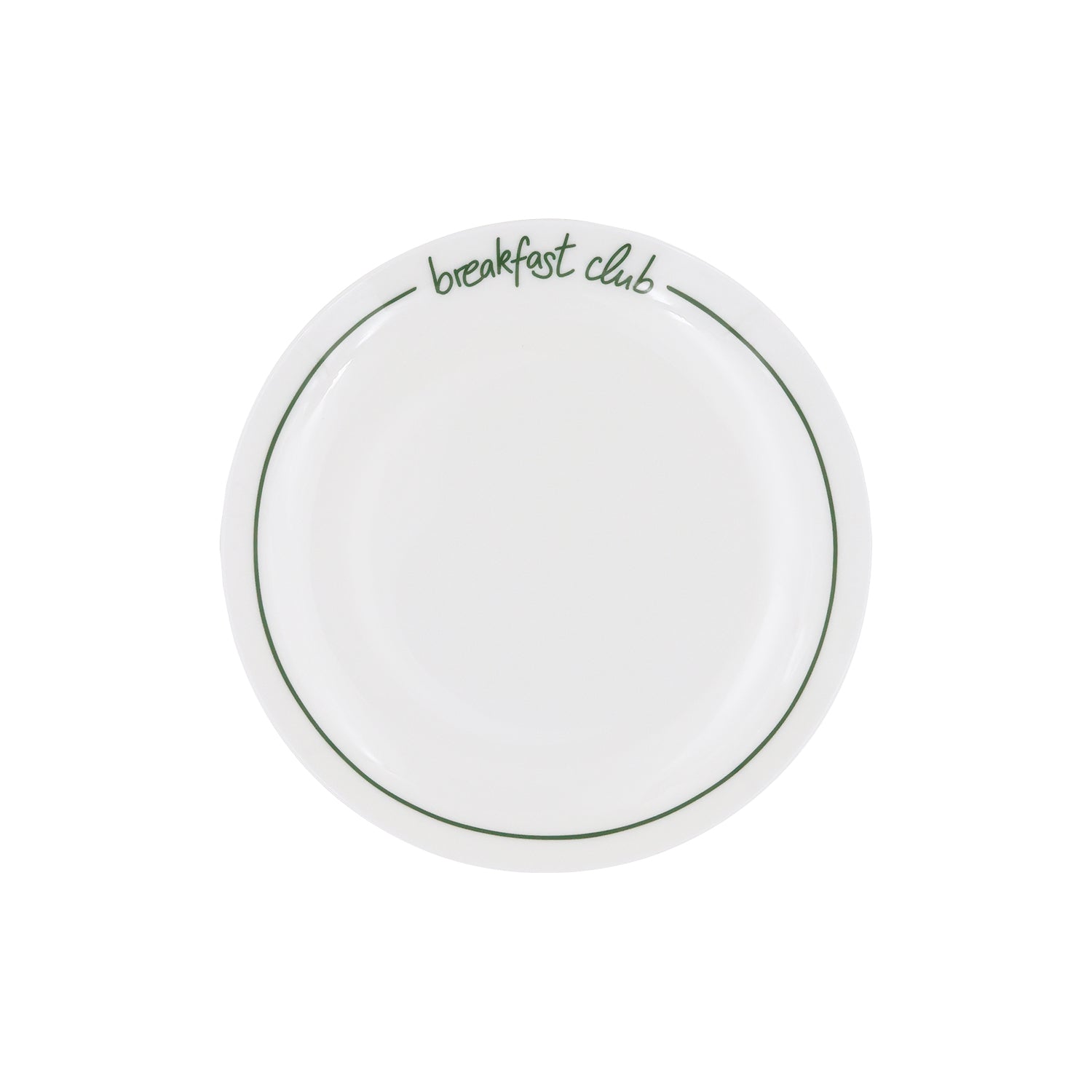 Runder Frühstücksteller "Breakfast Club" - 20,4 cm (Grün)