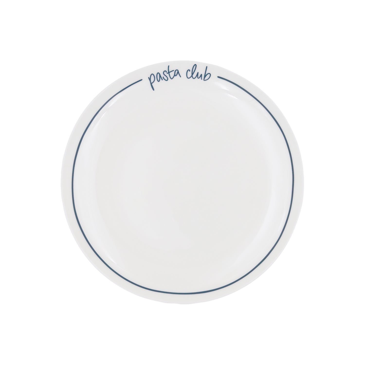 Runder Speiseteller "Pasta Club" - 25,4 cm (Dunkelblau)