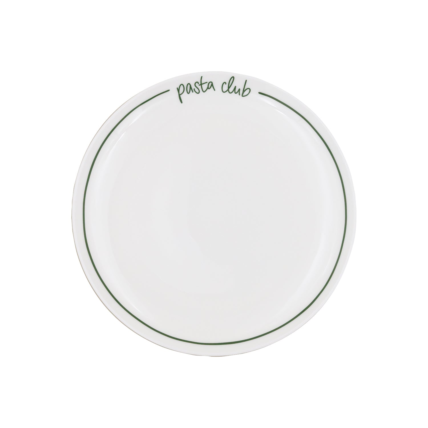 Runder Speiseteller "Pasta Club" - 25,4 cm (Grün)