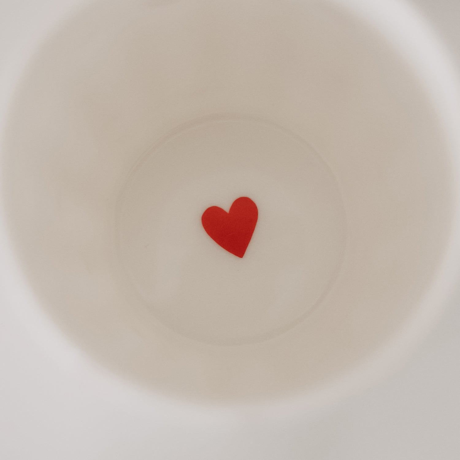 Becher "Kleine Herzen" (Rot)