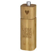 Pfeffermühle "Liebe gibt dem Leben Pfeffer" von räder Design