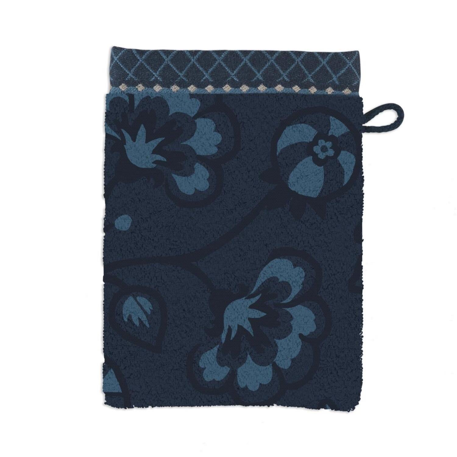 Gästehandtuch "Jasmin Jacquard" - 16x22 cm (Dark Blue)