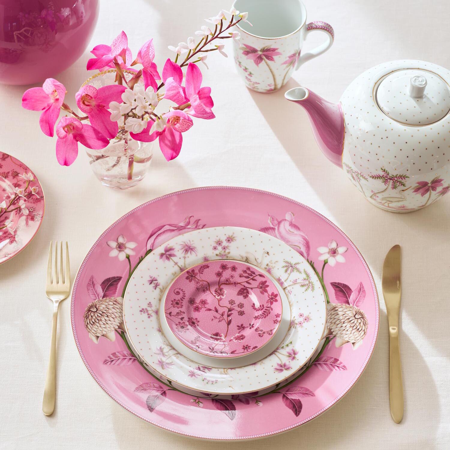 Kuchenteller "Jolie" - 12 cm (Rosa)