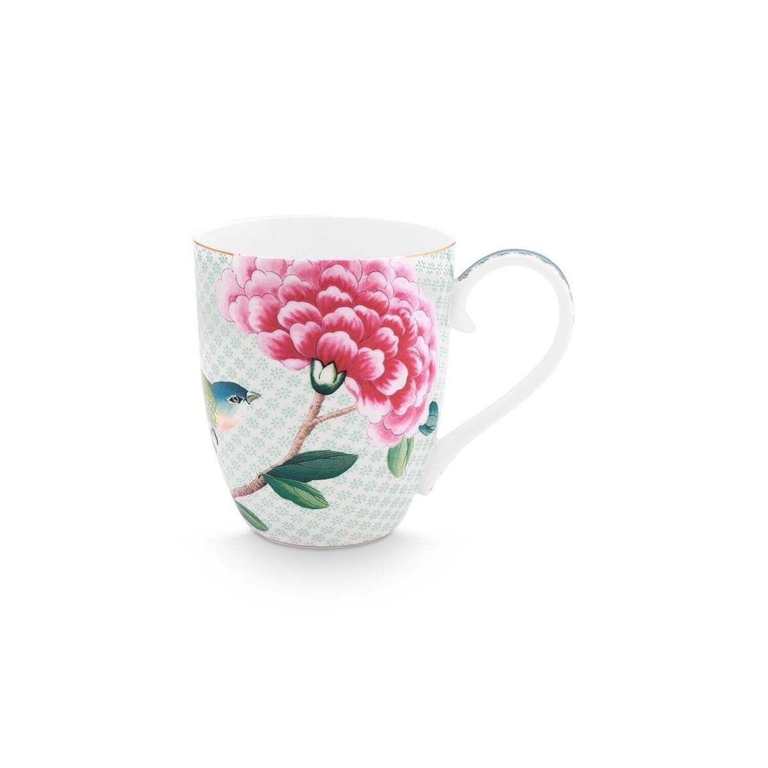 Tasse "Blushing Birds - 450ml (Weiß)