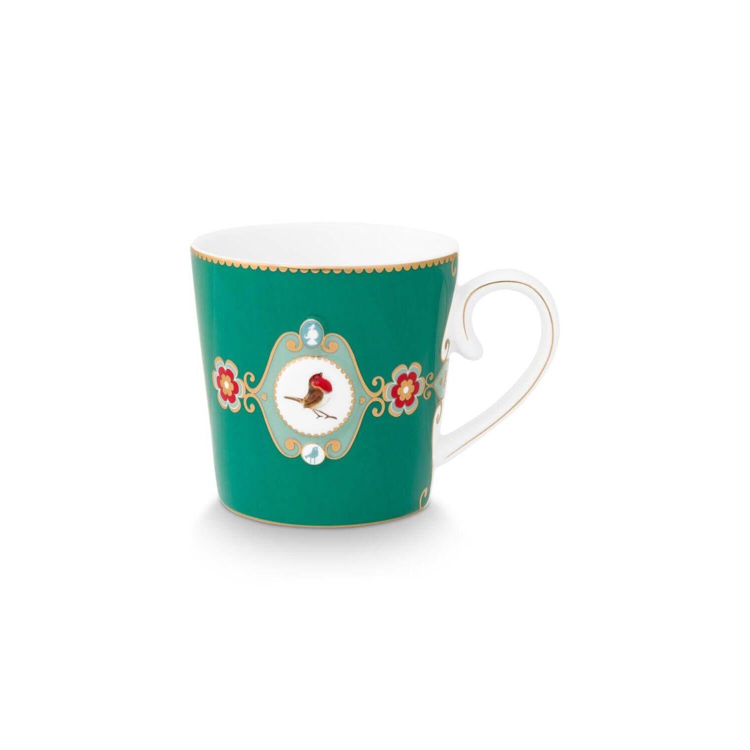 Tasse "Love Birds Medallion" - 250 ml (Emerald)