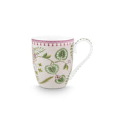 XL-Tasse "Lily & Lotus" - 450 ml (Off White)