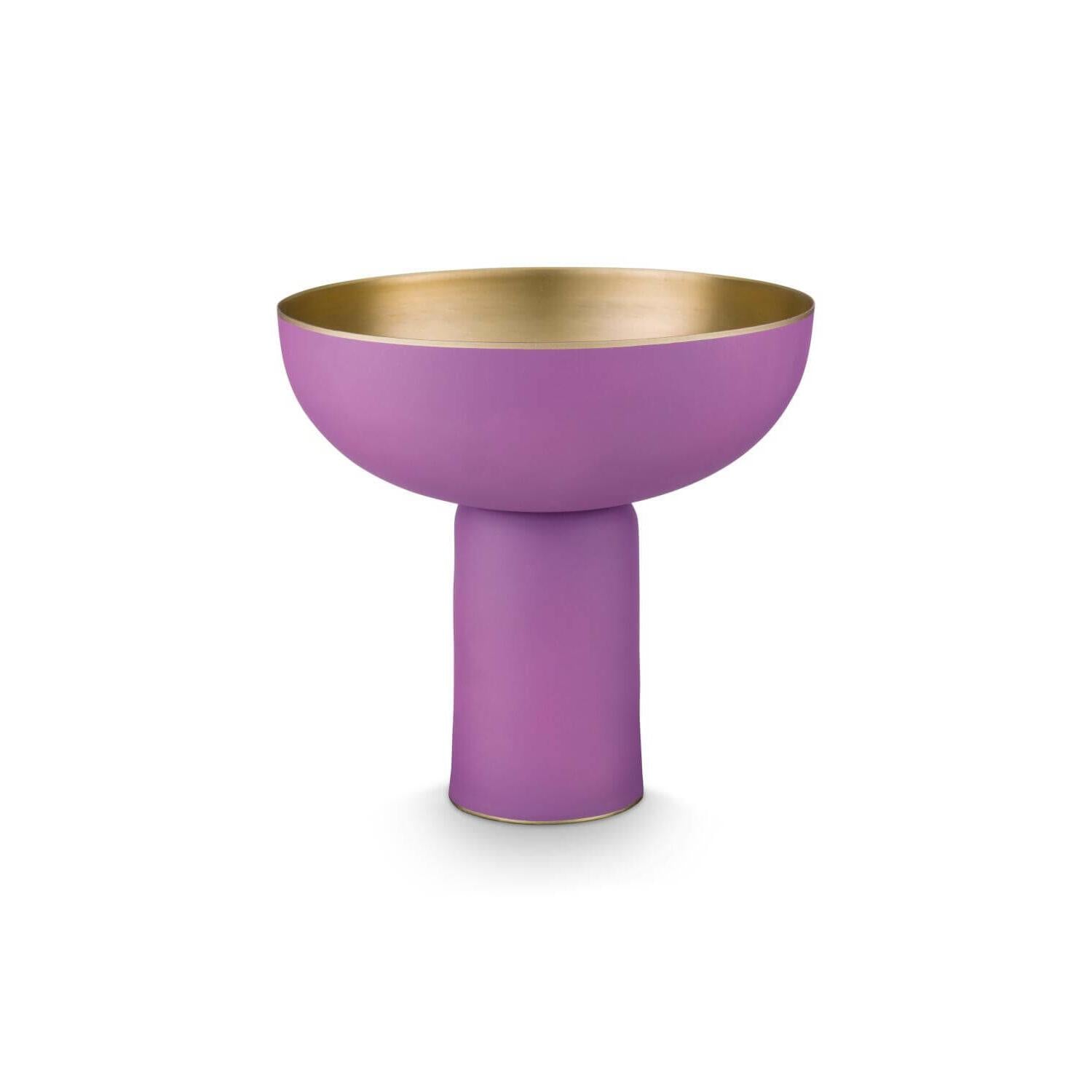 Hohes Metalltablett - 23x24 cm (Matt Lilac)