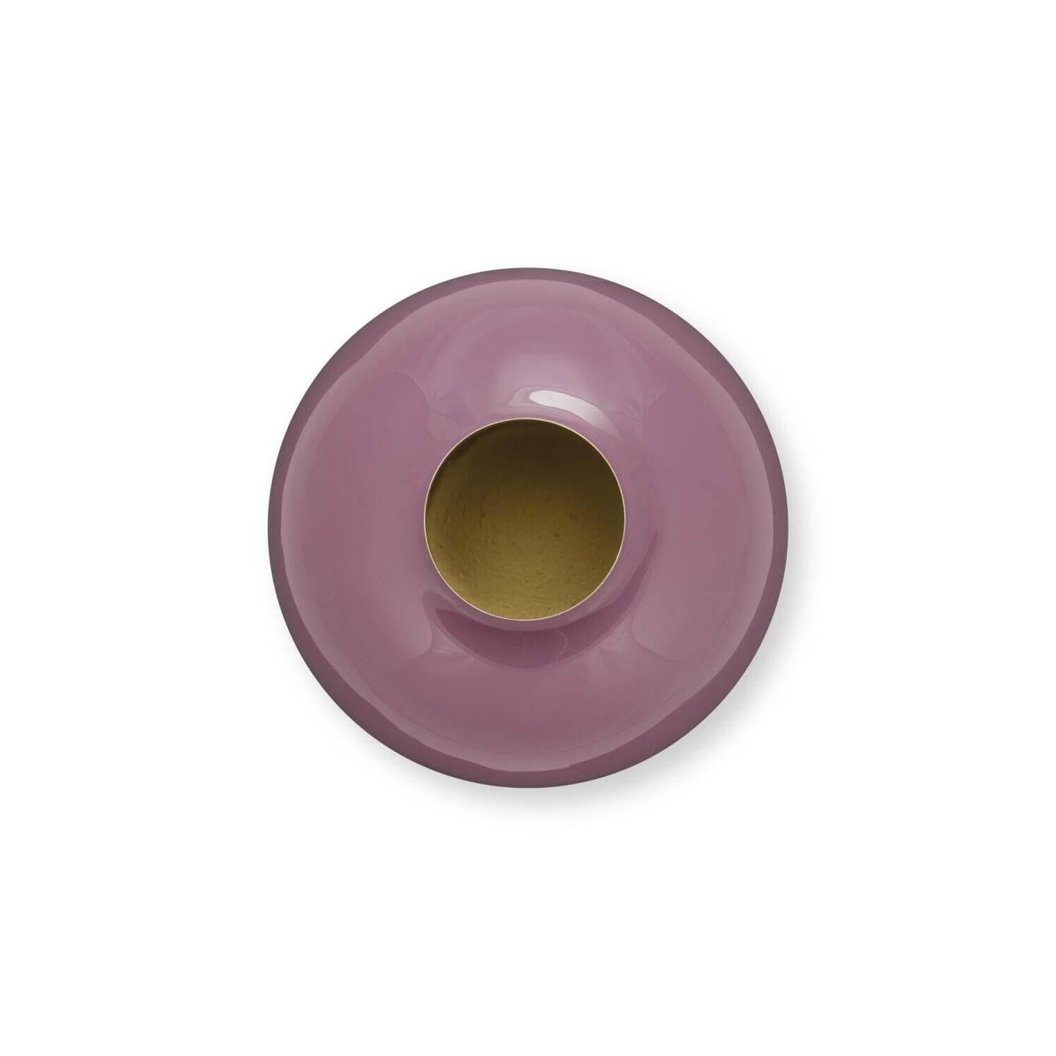 Metallvase - 23 cm (Lila)