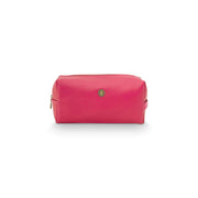 Kosmetiktasche Coco (M) Pink von vorn, Reißverschluss, seitliche Schlaufen